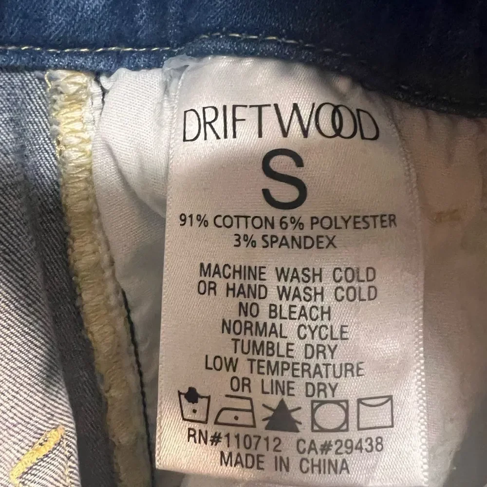 Driftwood x Free People Embroidered Denim Jumpsuit - Picture 8 of 8